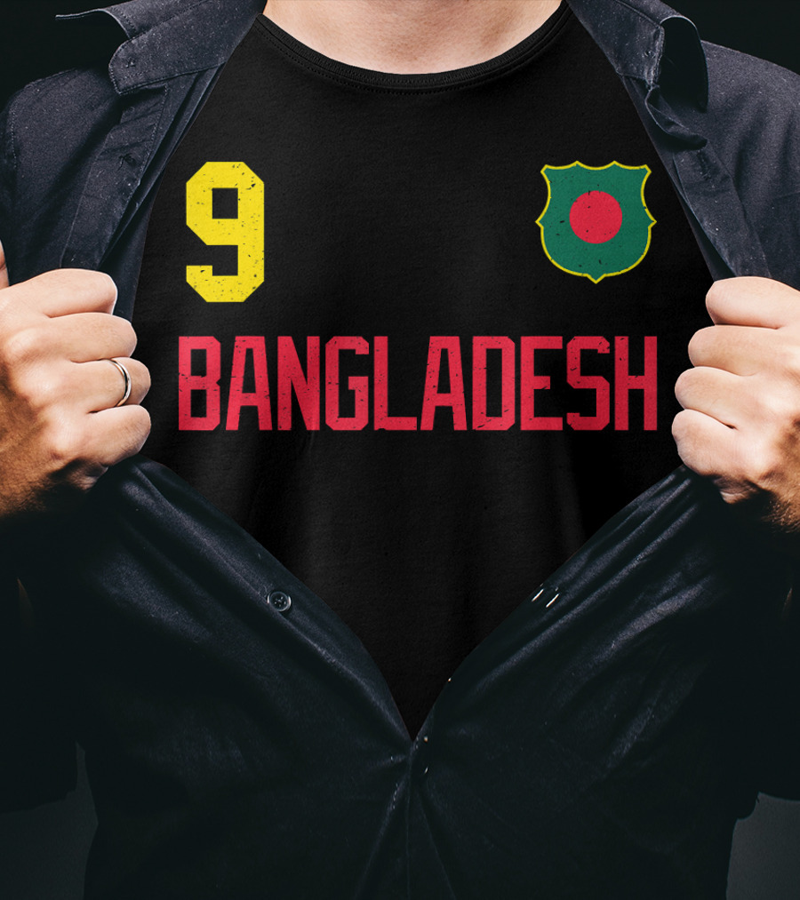 9 Bangladesh Football Soccer Cricket T-Shirt
