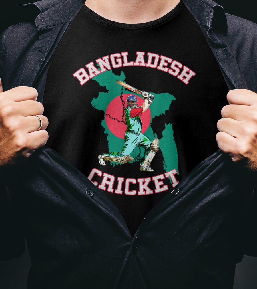 Bangladesh Cricket Bangladeshi Batsman Tiger T-Shirt