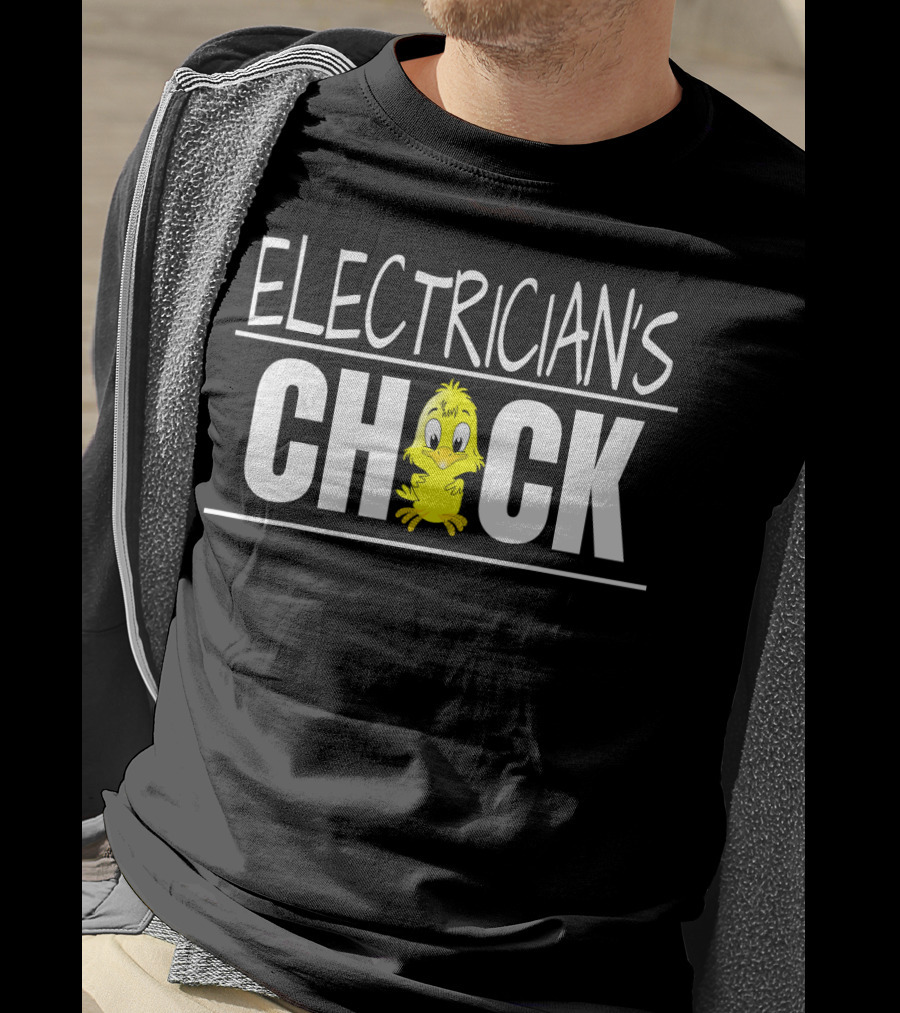 Electrician's Chick Wife Girlfriend Cute Yellow Bird T-Shirt
