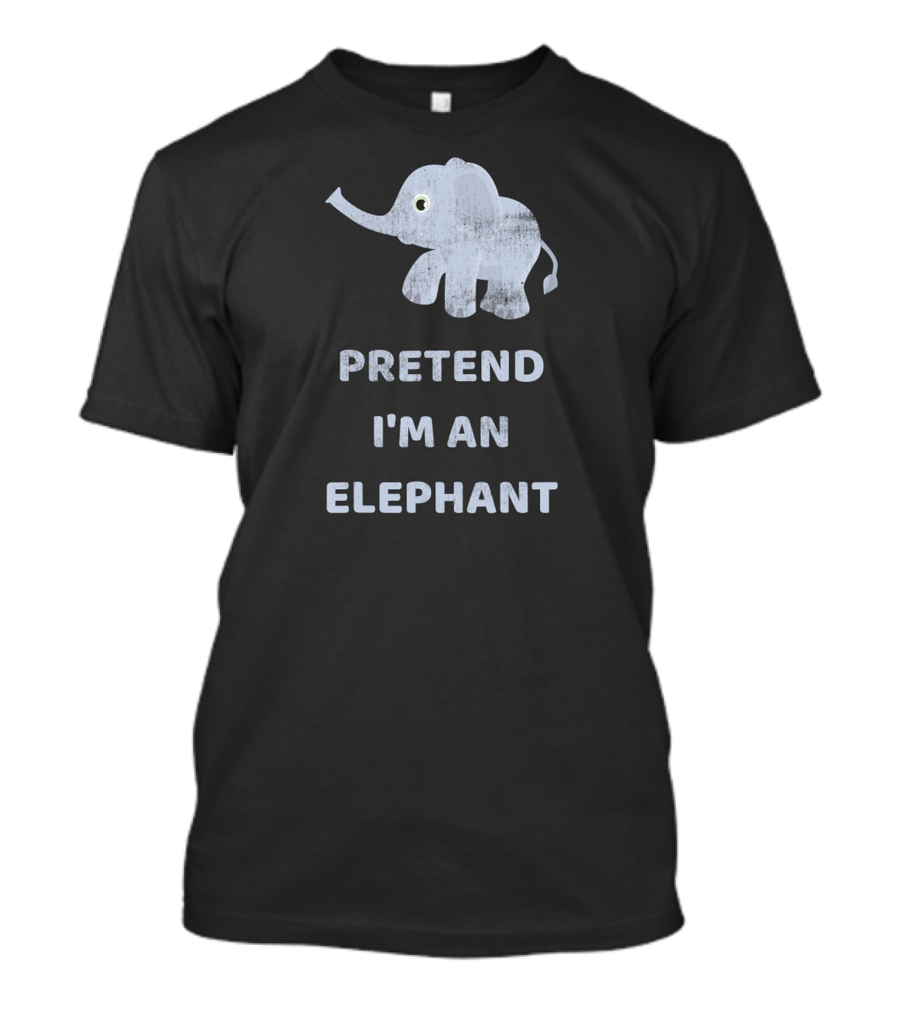 Pretend I'm An Elephant Lazy Halloween T-Shirt