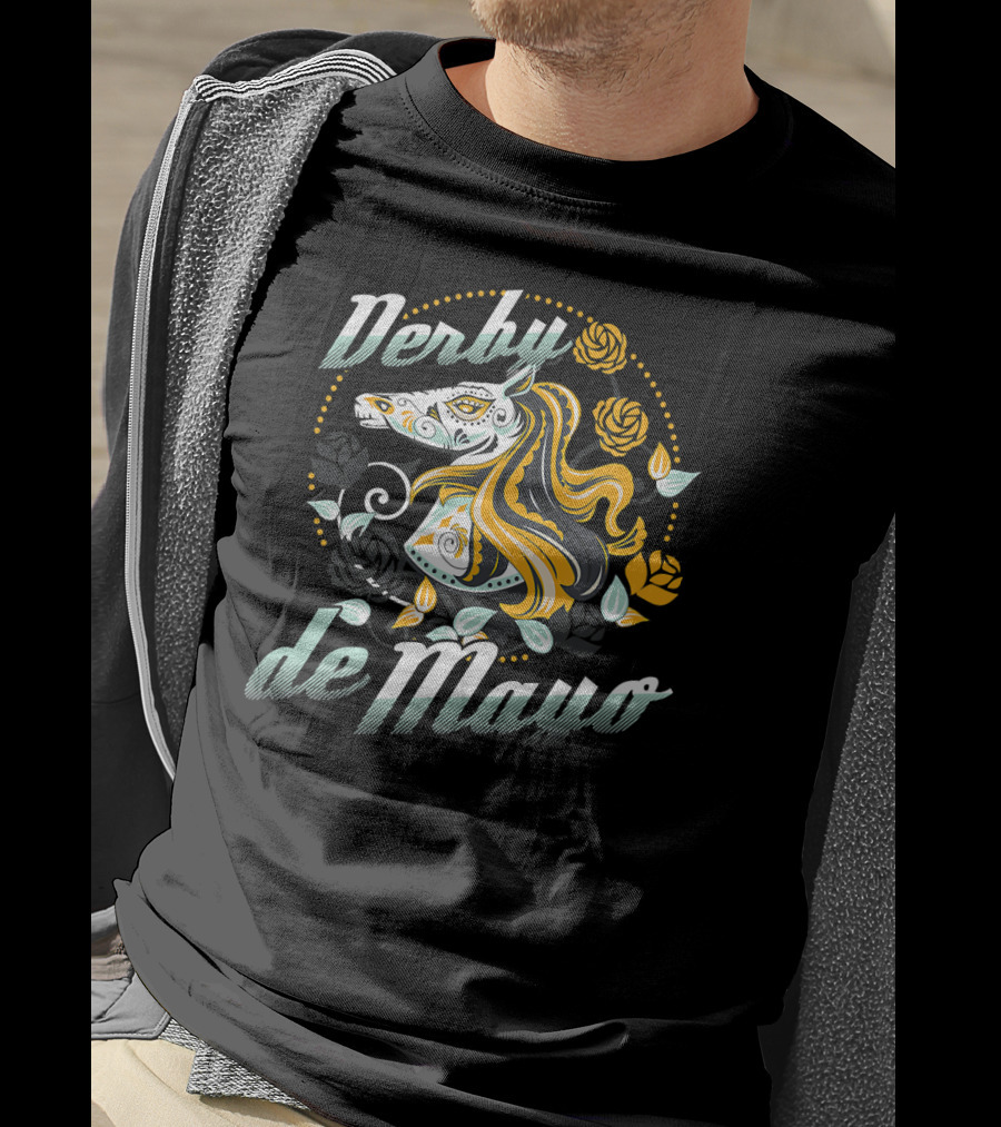 Derby De Mayo Equestrian Cinco De Mayo Horse T-Shirt