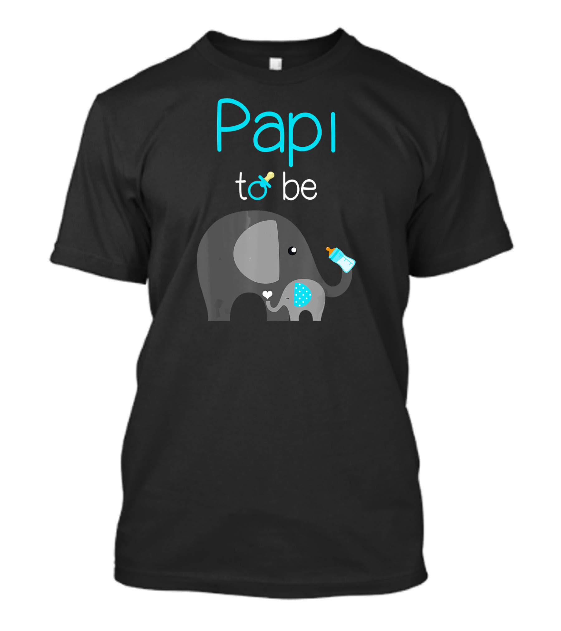 Papi To Be Elephant Baby Shower Mens T-Shirt