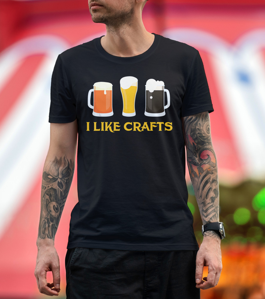 I Like Crafts Beer Drinking Mugs Iconic Beer Styles T-Shirt