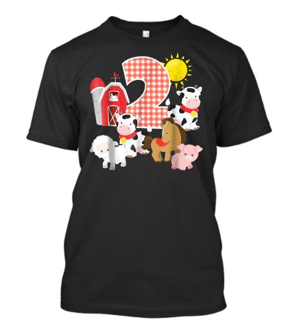 2nd Birthday Farm Animals Nursery T-Shirt