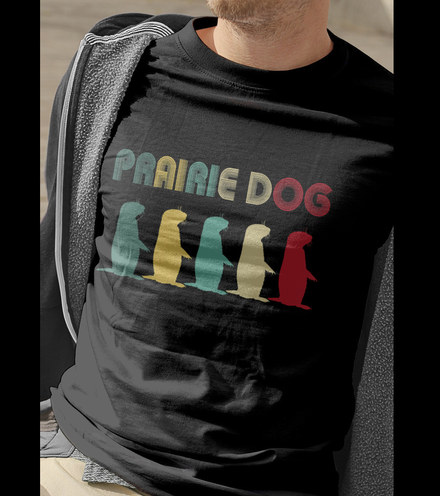 Vintage Prairie Dog Retro T-Shirt
