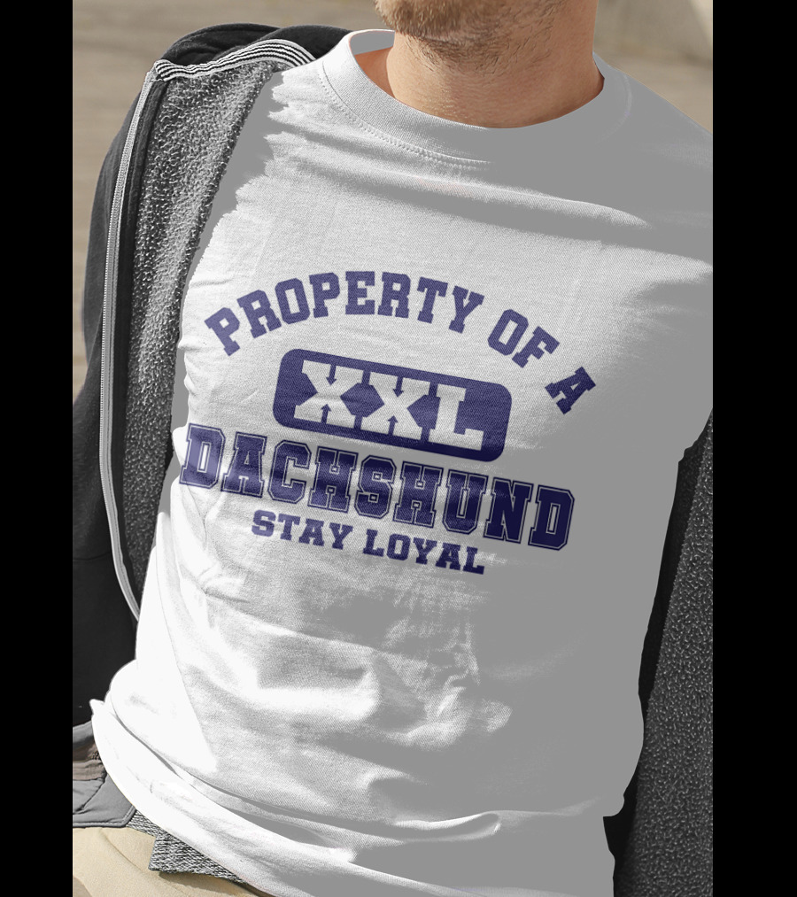 Property Of A Xxl Dachshund Stay Loyal T-Shirt