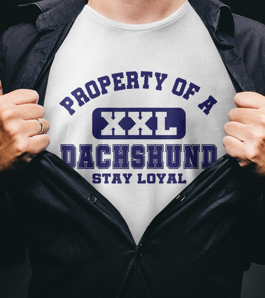Property Of A Xxl Dachshund Stay Loyal T-Shirt