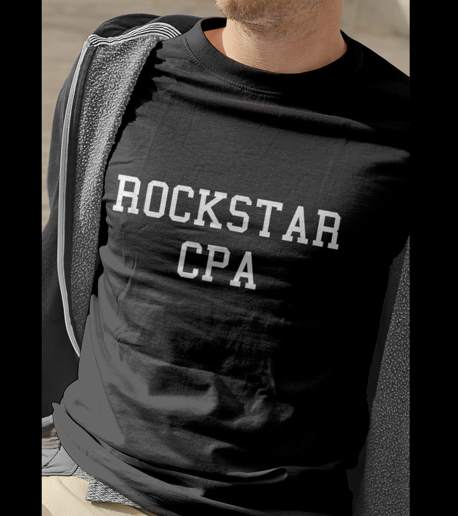 Rockstar CPA Accountant Graduation Funny Acco T-Shirt