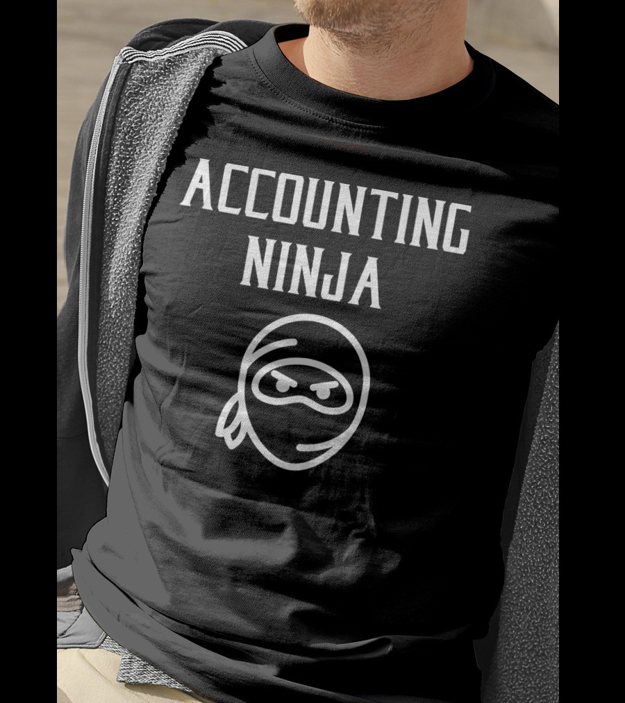 Accounting Ninja Funny Tax Accountant T-Shirt