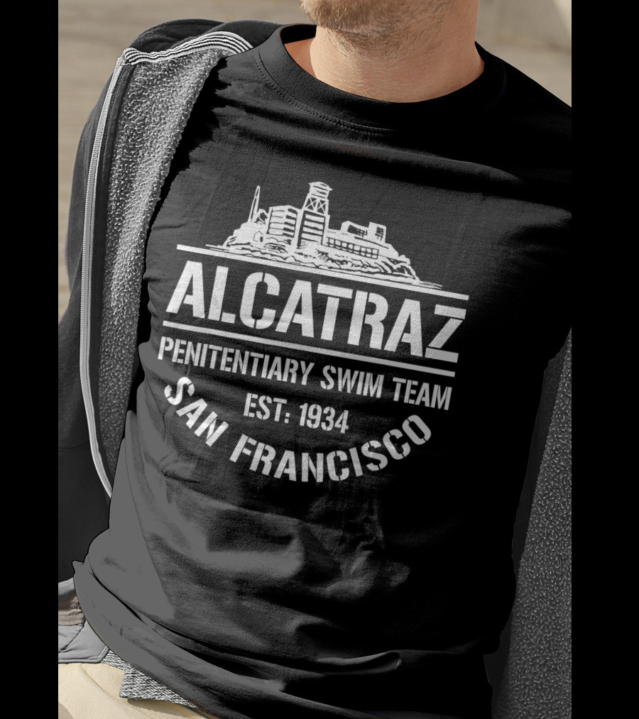 Alcatraz Penitentiary Swim Team San Francisco Est. 1934 T-Shirt