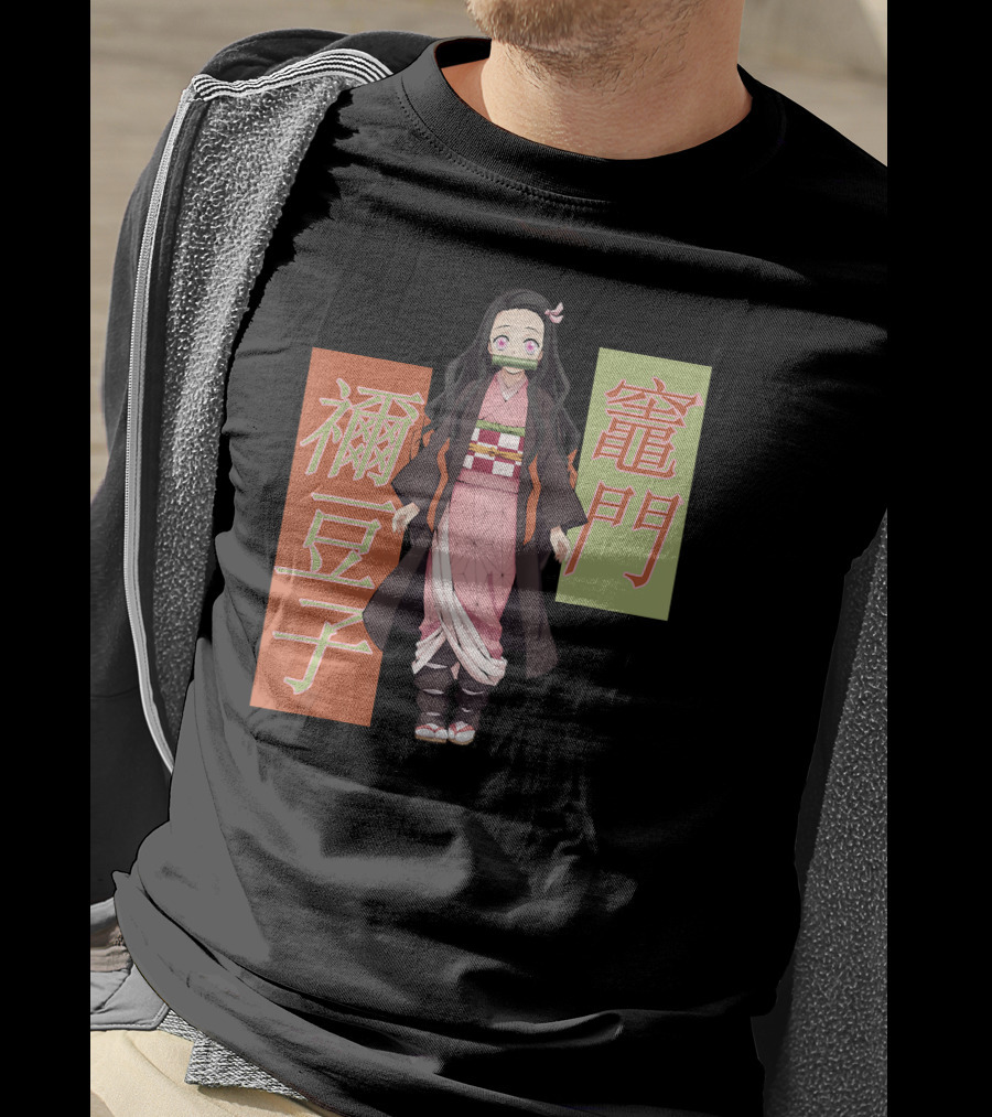 Demon Slayer Nezuko Kanji Character T-Shirt