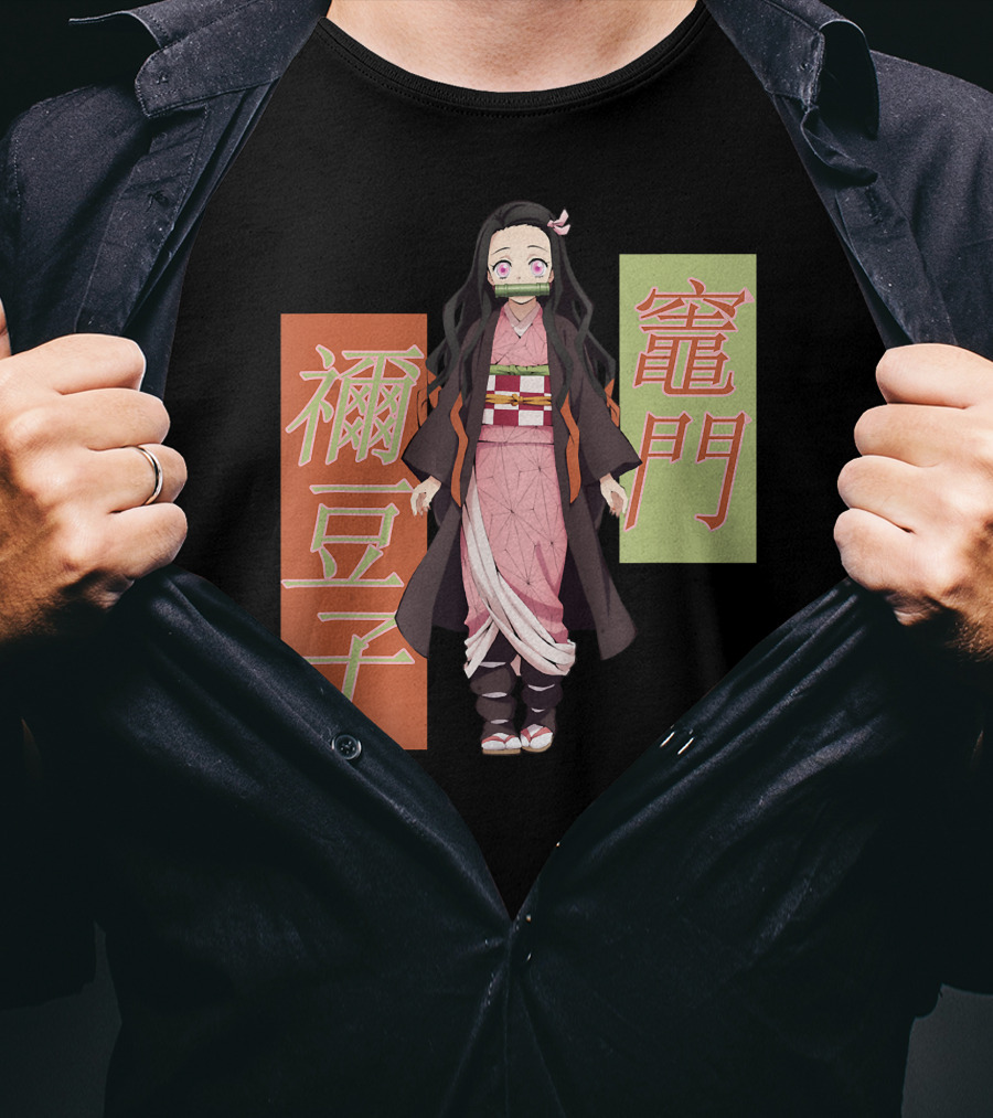Demon Slayer Nezuko Kanji Character T-Shirt