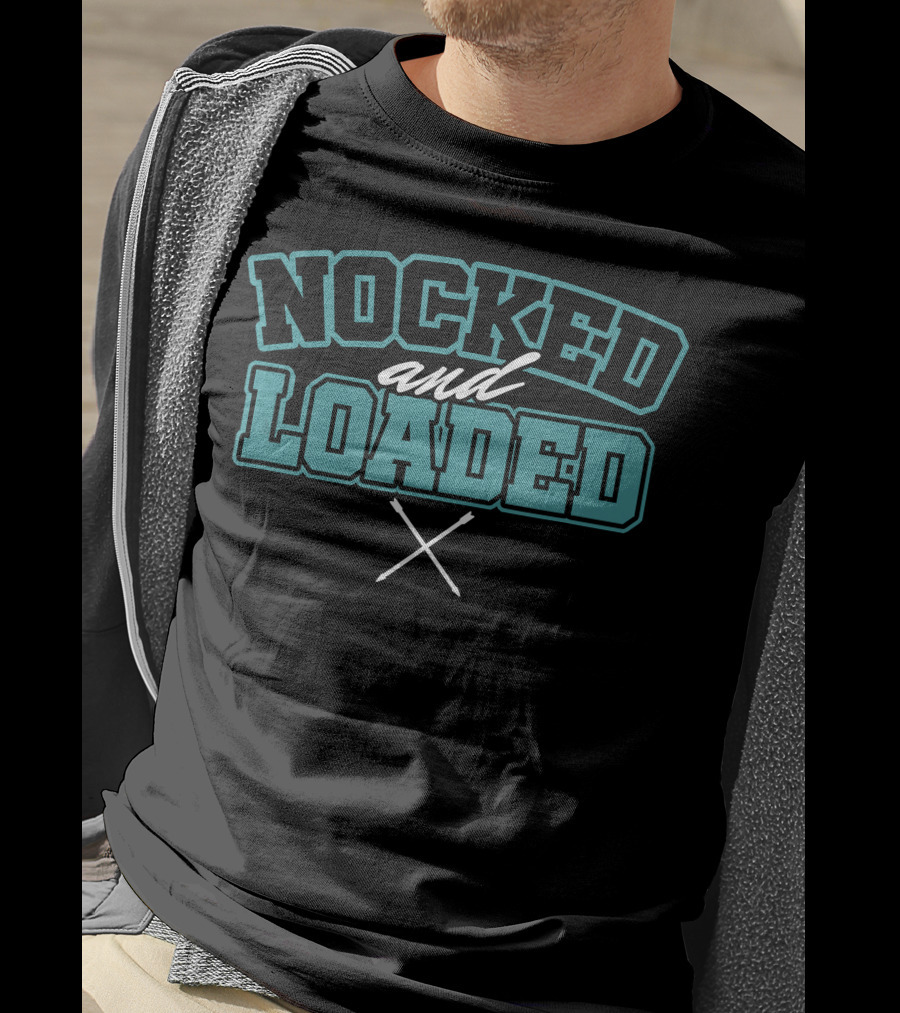 Nocked And Loaded Bow Arrow Crossed Archery T-Shirt