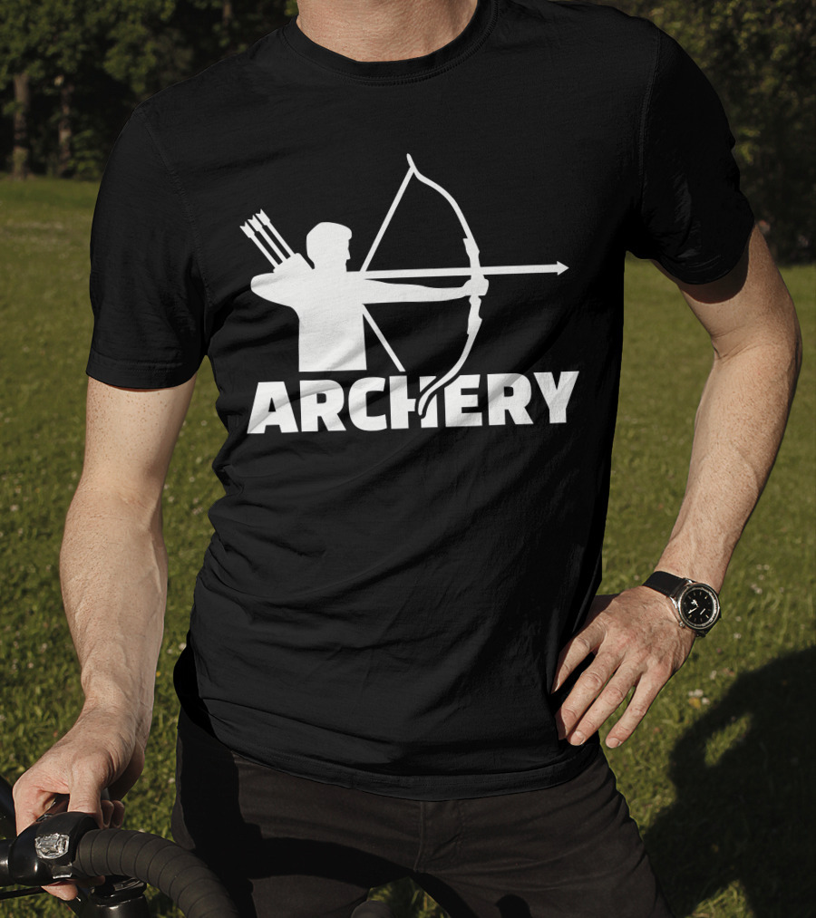 Archer With Bow And Arrows Archery T-Shirt