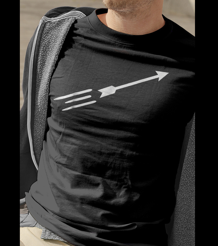 Archery Arrow With Swift Motion Streaks T-Shirt