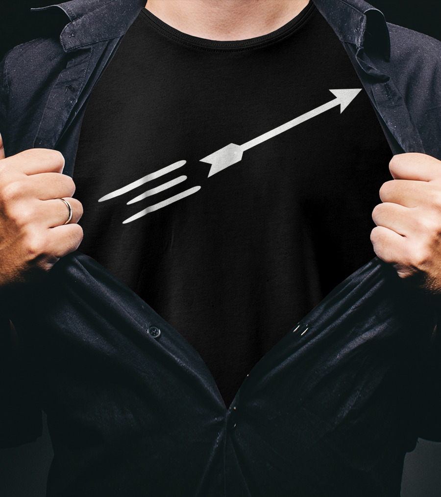 Archery Arrow With Swift Motion Streaks T-Shirt