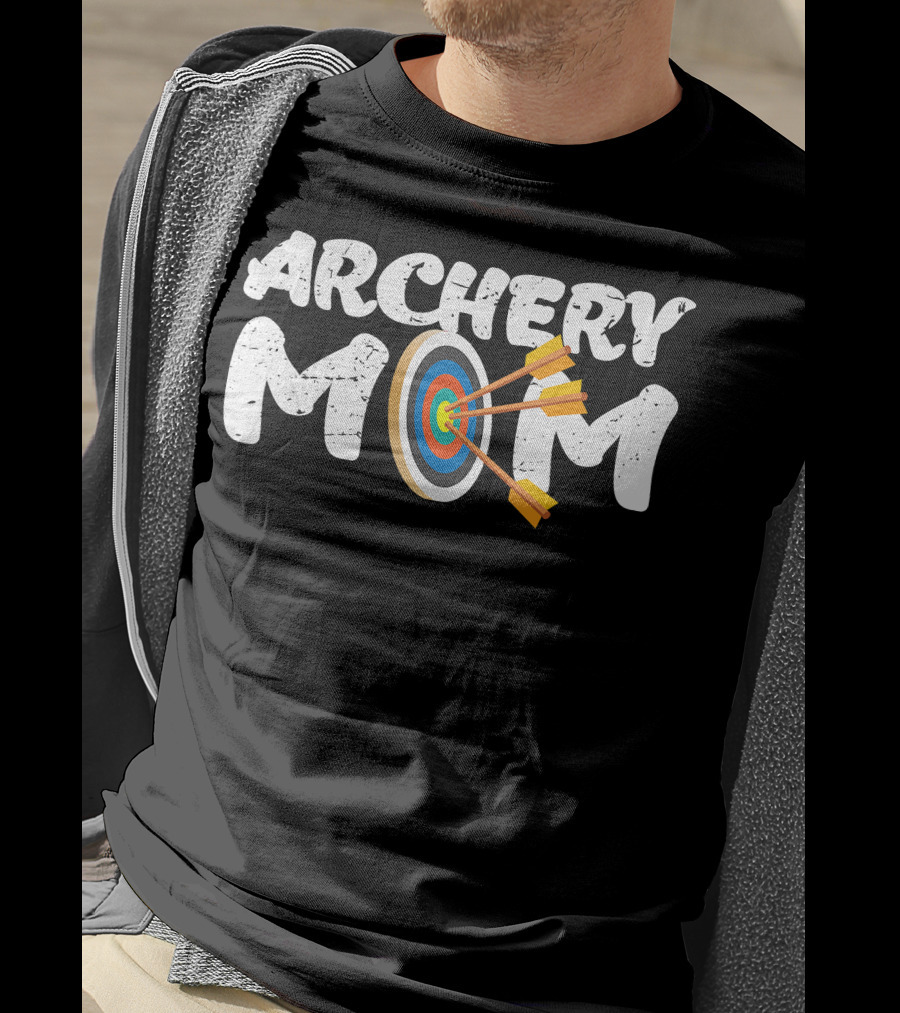 Archery Mom Bow Arrow Target T-Shirt