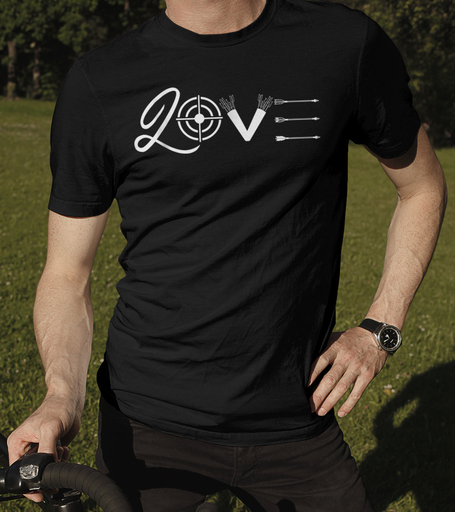 Love Target Arrows Archery T-Shirt