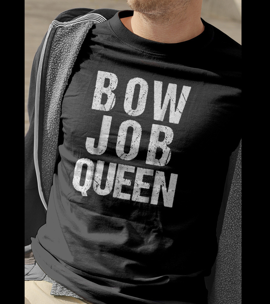 Bow Job Queen Archery Pink Bow T-Shirt