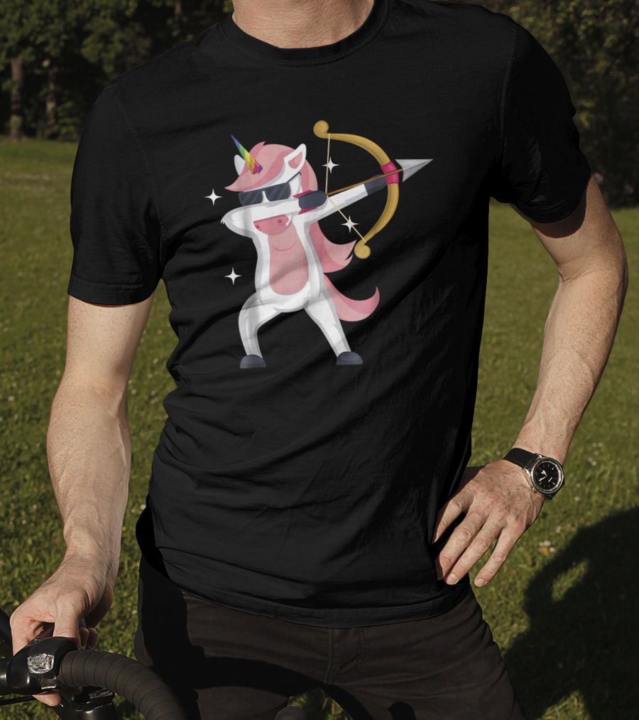 Unicorn Archer With Bow And Arrow T-Shirt