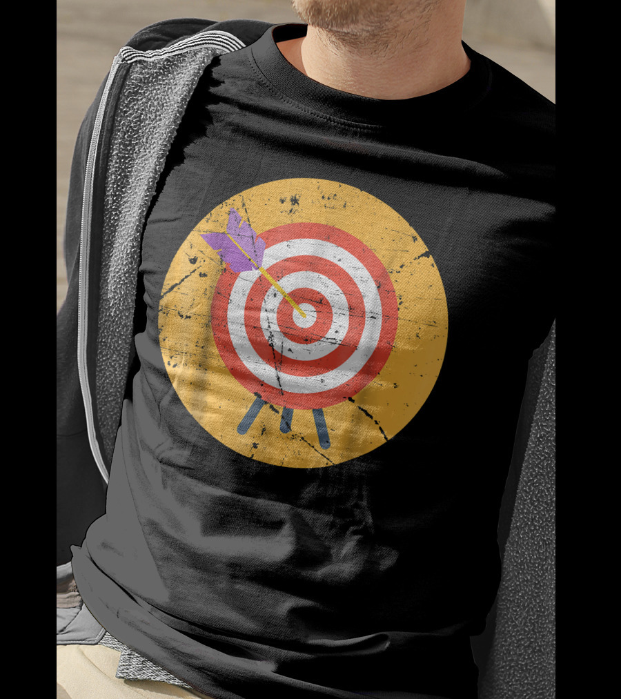 Archery Target Sport Arrows Bullseye T-Shirt