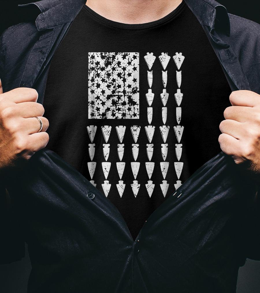 American Flag Arrowhead T-Shirt