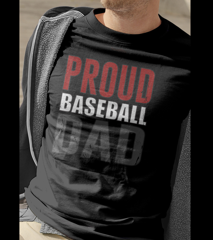 Proud Baseball Dad Awesome T-Shirt