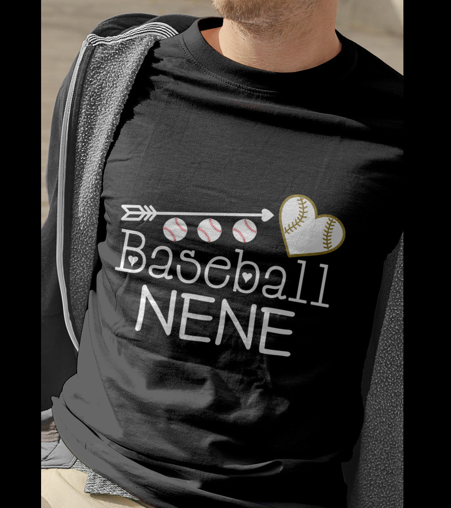 Baseball Nene Arrow Heart Balls T-Shirt