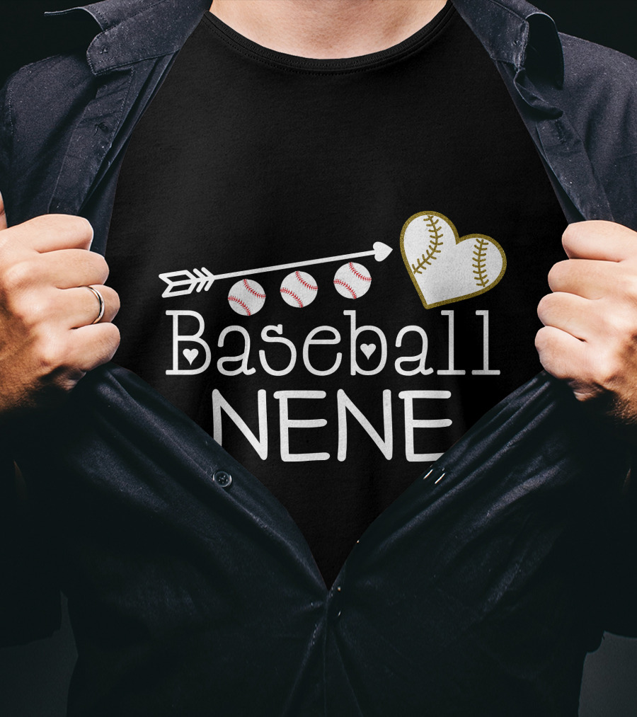 Baseball Nene Arrow Heart Balls T-Shirt