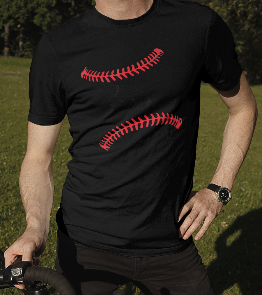 Turn Two Double Play Baseball Stitch T-Shirt