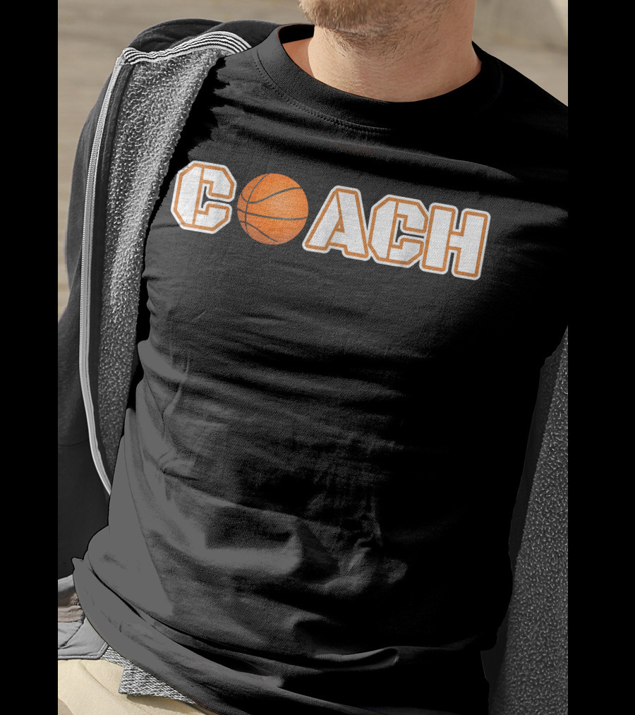 Coach Basketball Ball Coach T-Shirt