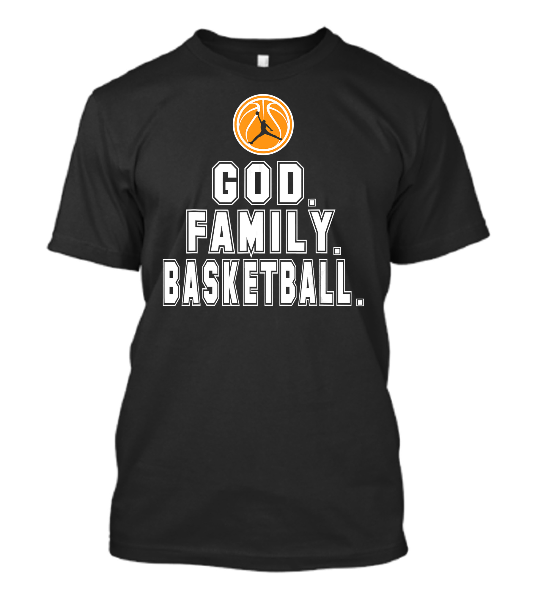 God Family Basketball Logo Iconic Trio T-Shirt