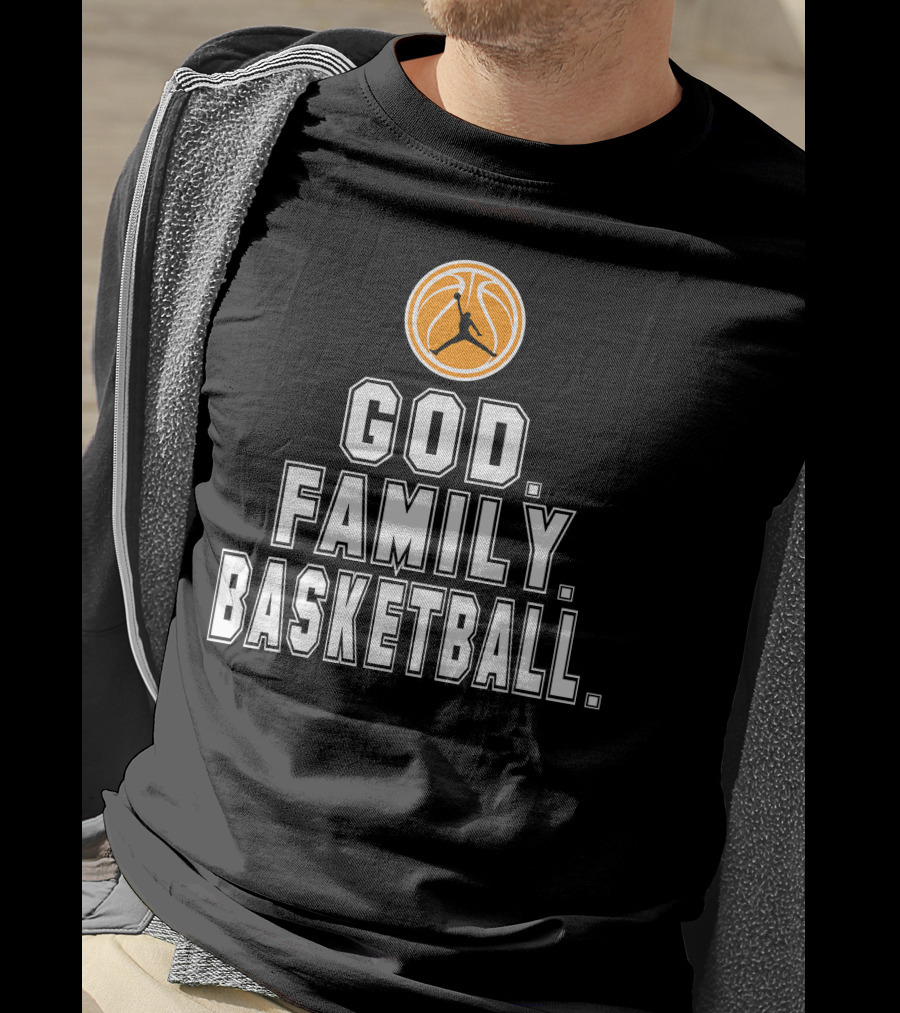 God Family Basketball Logo Iconic Trio T-Shirt