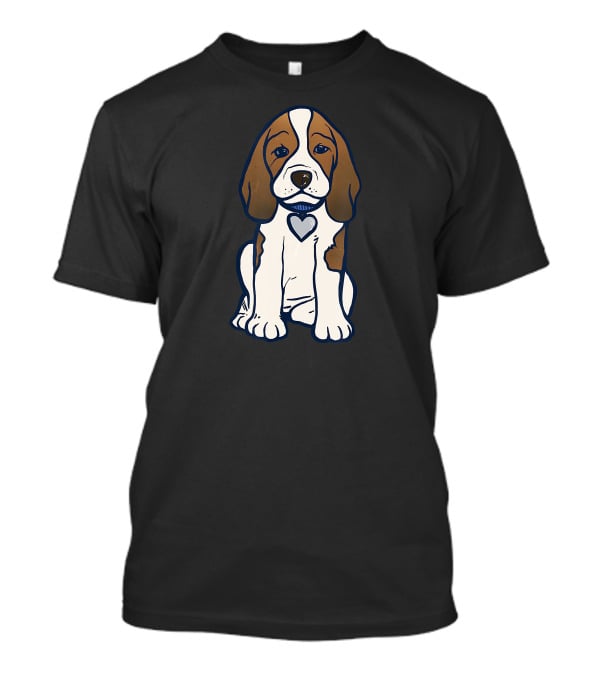 Beagle Puppy With Heart Collar T-Shirt