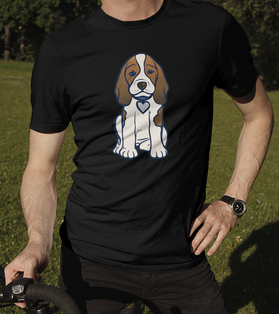 Beagle Puppy With Heart Collar T-Shirt
