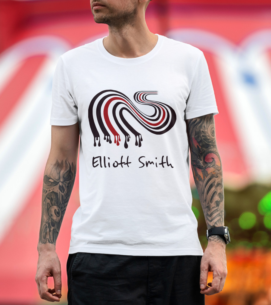 Elliott Smith Dripping Figure 8 Revised T-Shirt
