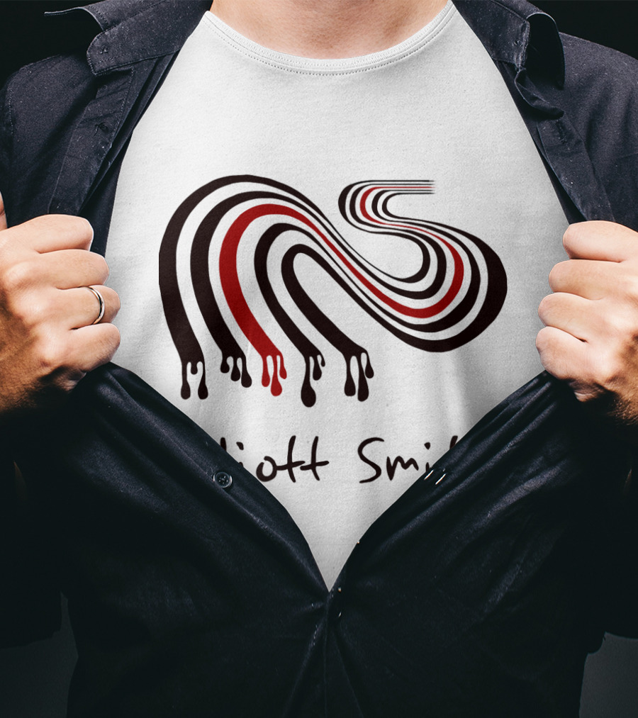 Elliott Smith Dripping Figure 8 Revised T-Shirt