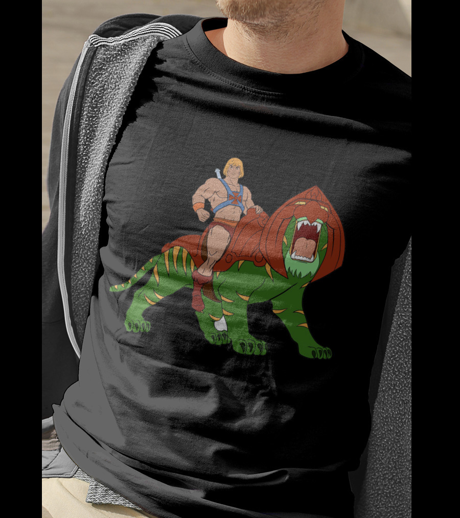 He-Man And BattleCat Classic Filmation T-Shirt