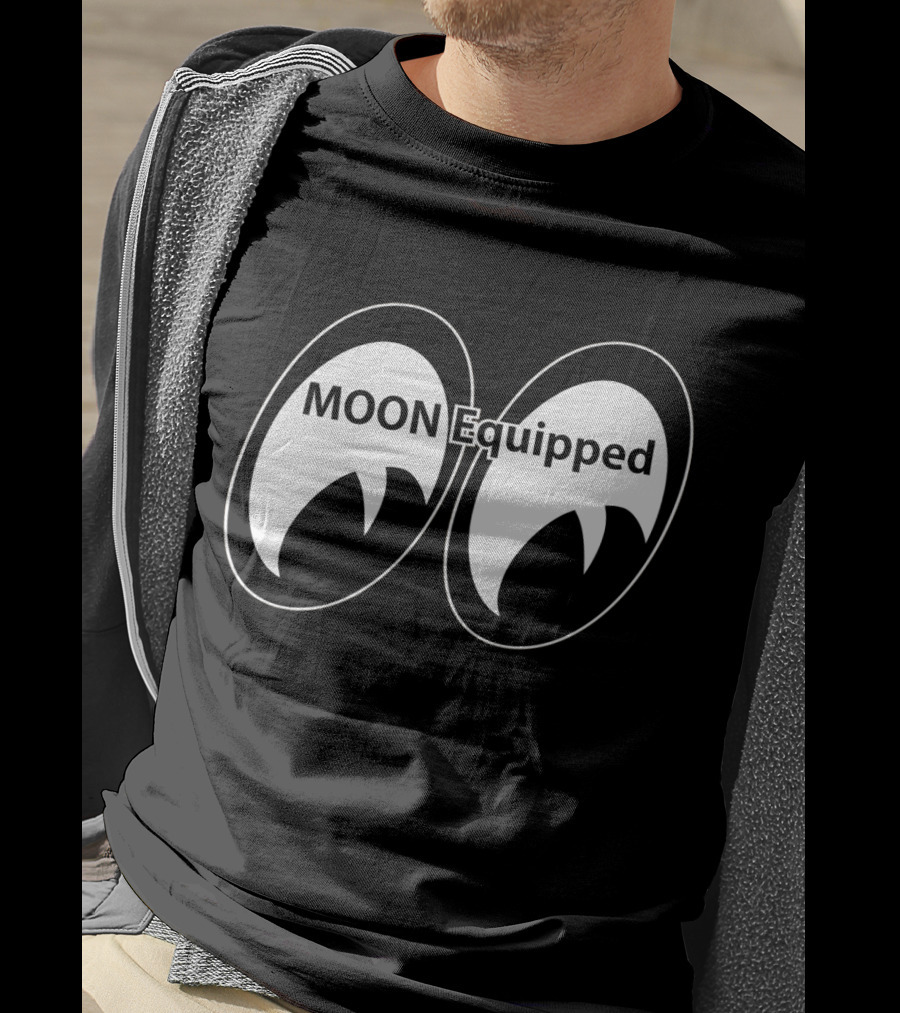 MOON Equipped Racing Logo Eyeballs T-Shirt