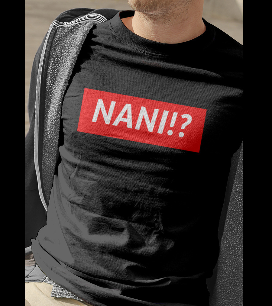 NANI? Red Box Text T-Shirt