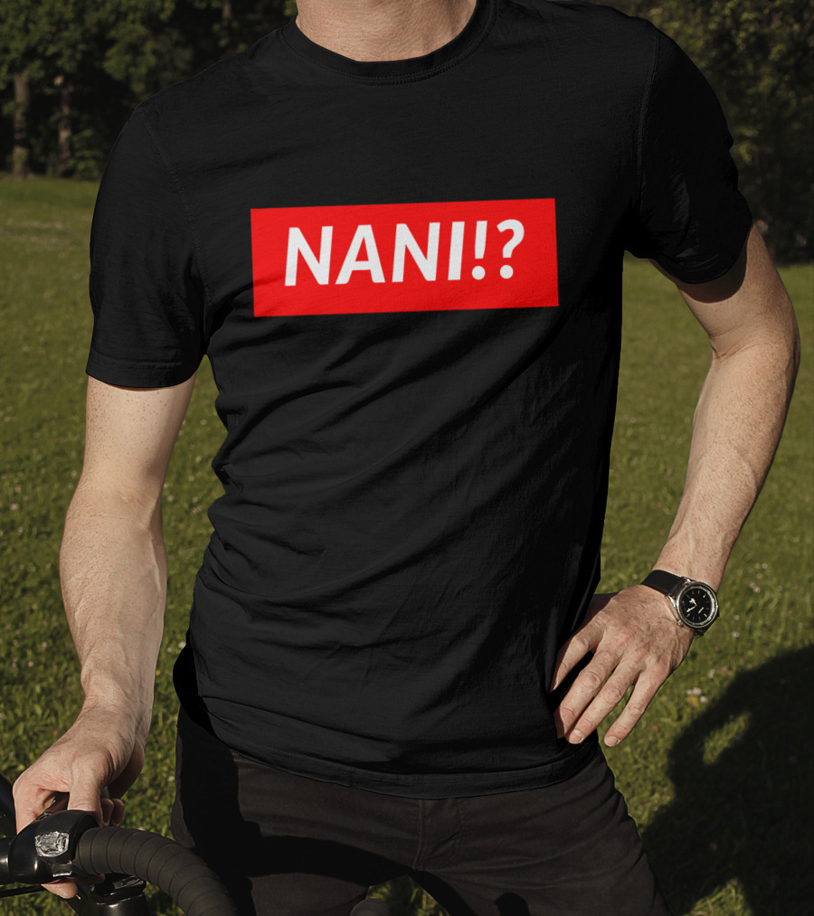 NANI? Red Box Text T-Shirt
