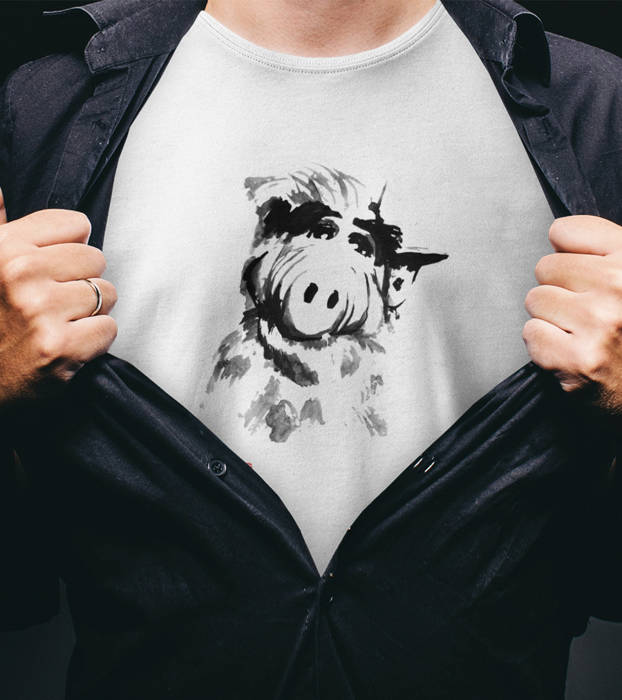 Alf Ink Brush T-Shirt