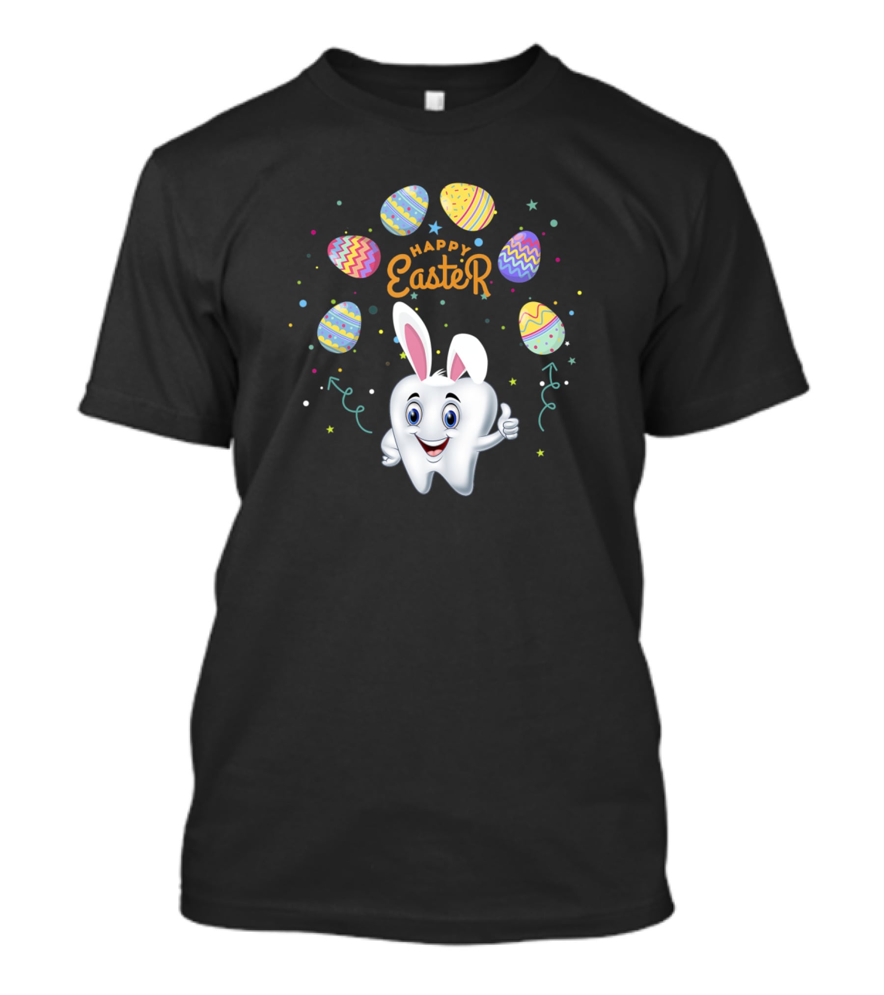 Happy Easter Day Funny Tooth Bunny Dentist Dental T-Shirt