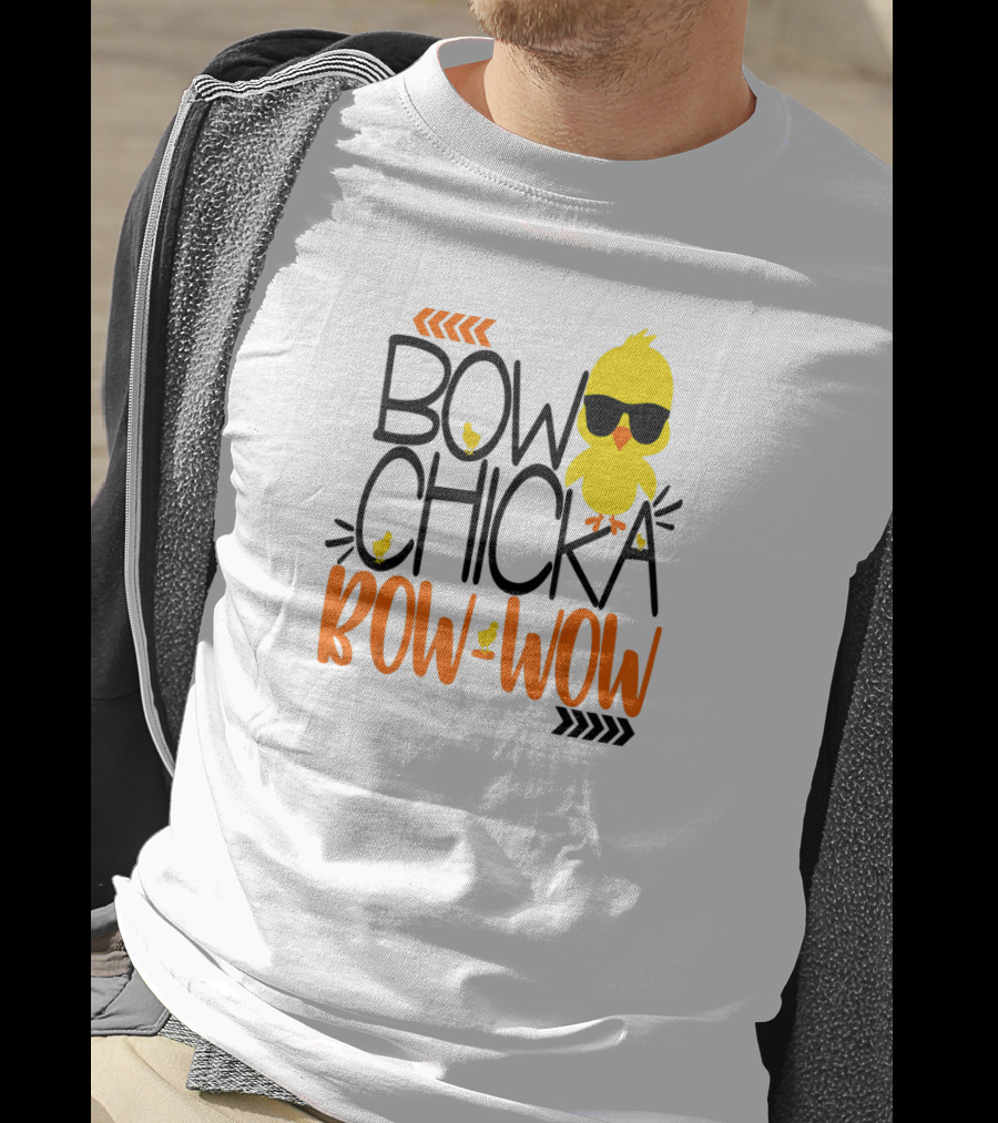 Boys Easter Bow Chicka Bow Wow Kids Chick Sunglasses T-Shirt