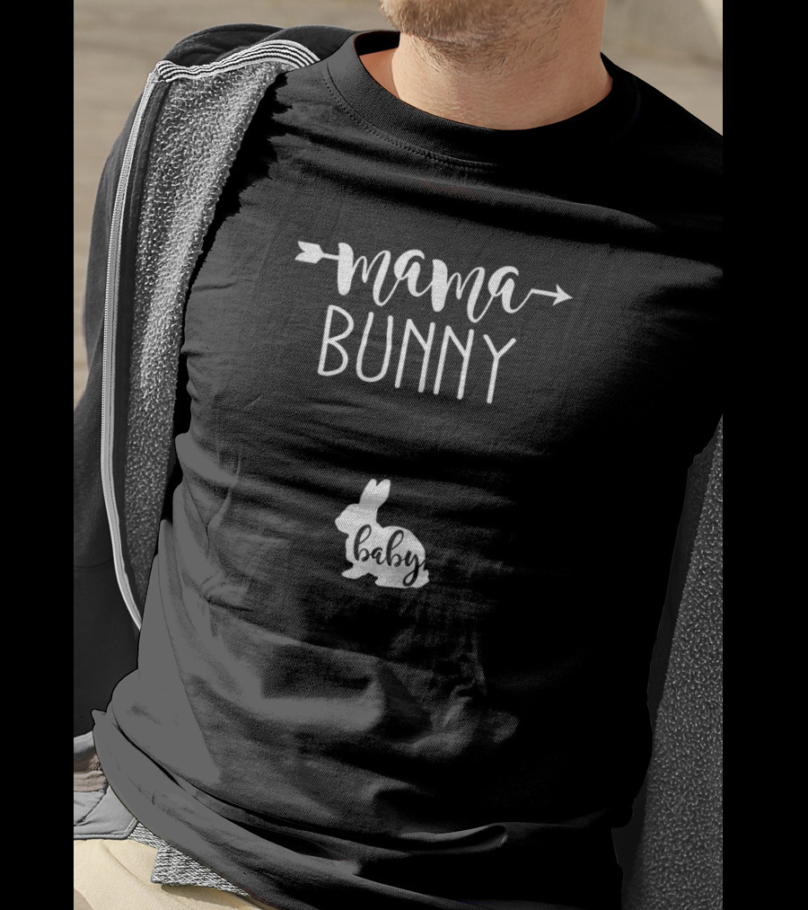 Mama Bunny Baby Easter Pregnancy T-Shirt