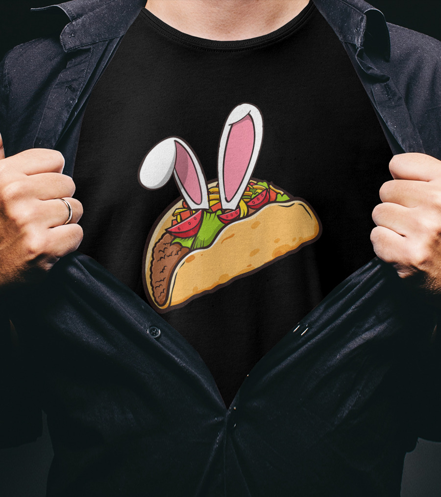 Easter Funny Taco With Bunny Ears T-Shirt