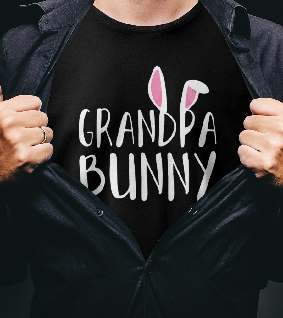 Grandpa Bunny Easter Family Paps T-Shirt