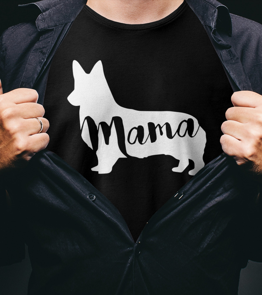 Corgi Dog Mama T-Shirt