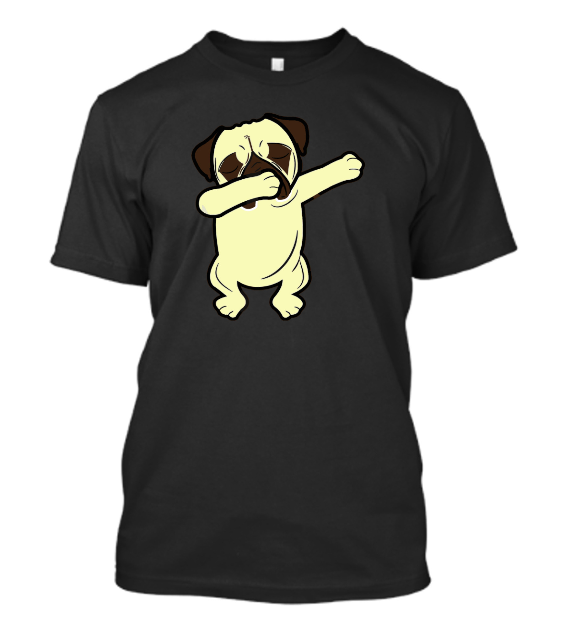 Dabbing Pug Funny Dab Dog Meme T-Shirt