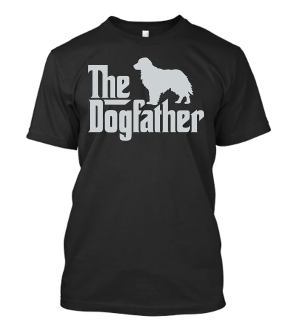 The Dogfather Golden Retriever Dog Mafia T-Shirt